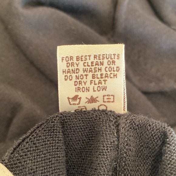 Pronto Uomo SiIk Black Sweater Mens Med. Knit Long Sleeve Mock Neck Pullover - Picture 4 of 5